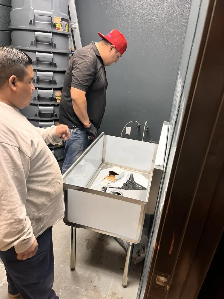Commercial plumbing and sink installation in Canyon Country